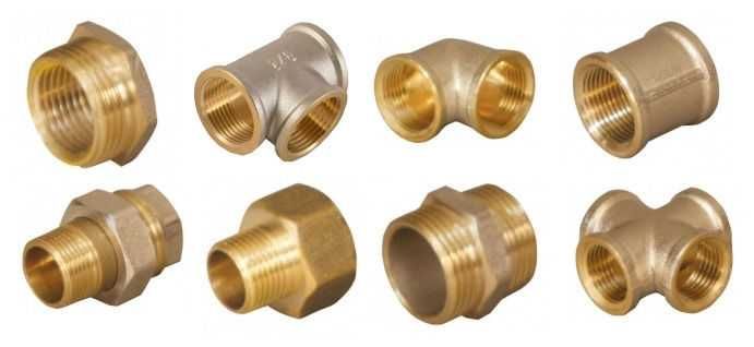 Латунные резьбовые фитинги | Внутренние и наружные резьбы | Алматы