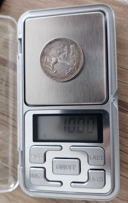 один полтинник 1927 год пл монета СССР coin coins танга tanga sssr