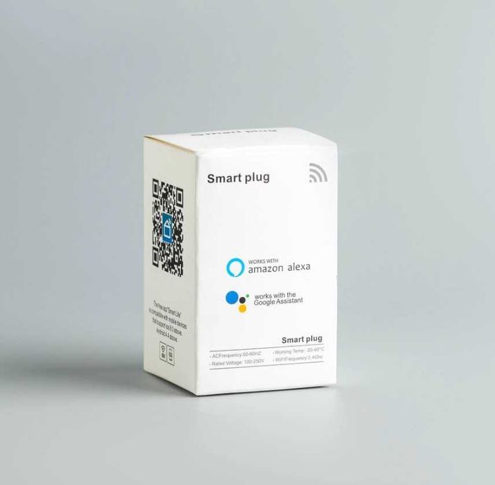 Умная WiFi розетка Tuya Smart c 16-20A с Google Home и Amazon alexa