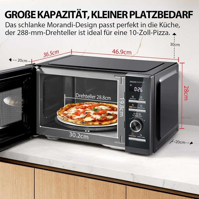 Микровълнова фурна Toshiba MW3-AM25PFI 25L 900W,инвертор, размразяване