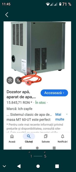 Vând răcitor apă inox