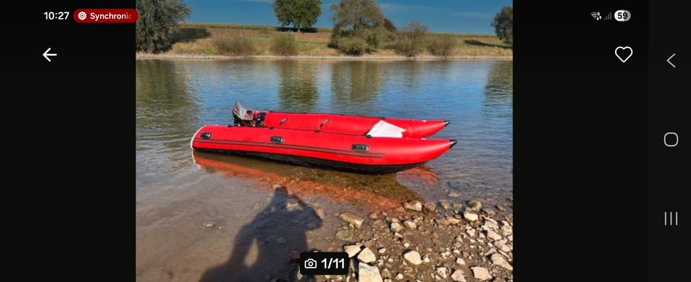 Barca gonflabila cu motor Suzuki 15cp4T