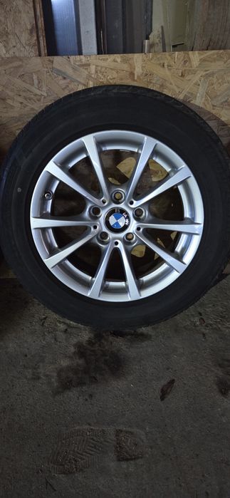 BMW ДЖАНТИ СЪС ЛЕТНИ ГУМИ 205/60/16 7J ET315x120 ЦО70 ДОТ 2619