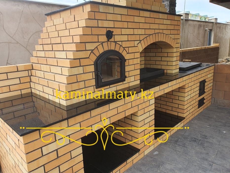 Барбекю зона- Комплексная печь