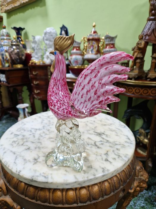 Прекрасна антикварна италианска фигура статуетка Murano