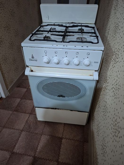 Газовая плита рабочая