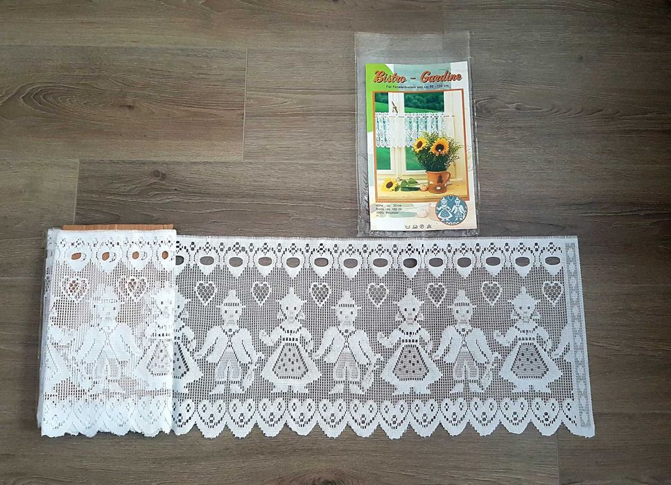 Дантелени пердета 2 броя