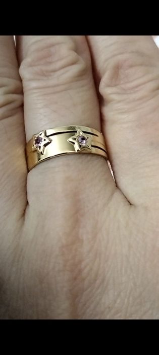 Советское винтажное кольцо 750 пробы