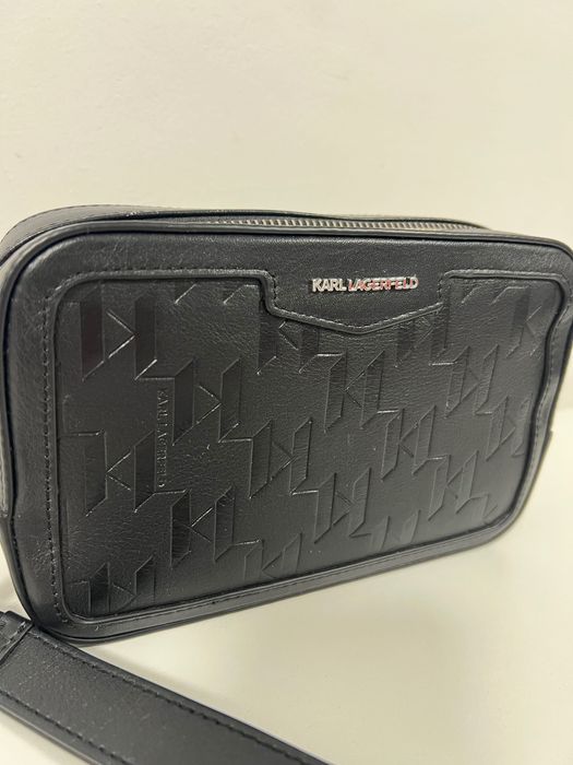 Мъжка кожена чанта Karl Lagerfeld