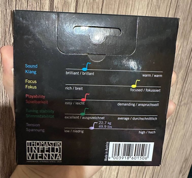 Струны для скрипки 4/4 Thomastik