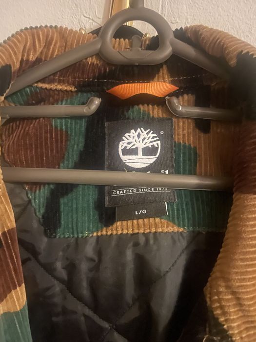 Яке Timberland corduroy chore jacket camo