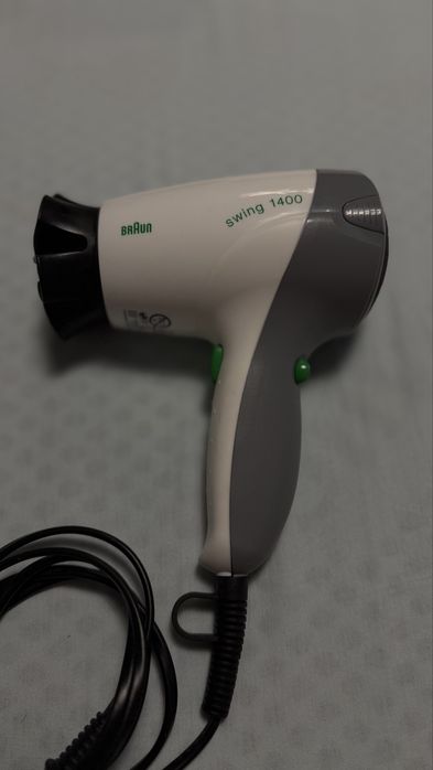 Uscator Braun BC1400MN, 1400 W, alb/gri