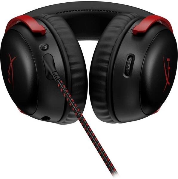 ПРОМО! HyperX Cloud III Red Геймърски слушалки с микрофон / Гаранция