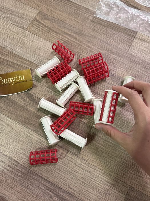 Красные термобигуди для волос !!!