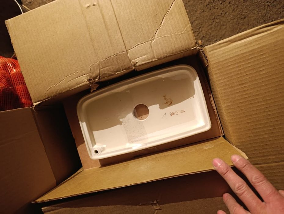 Унитаз универсал цветбелый