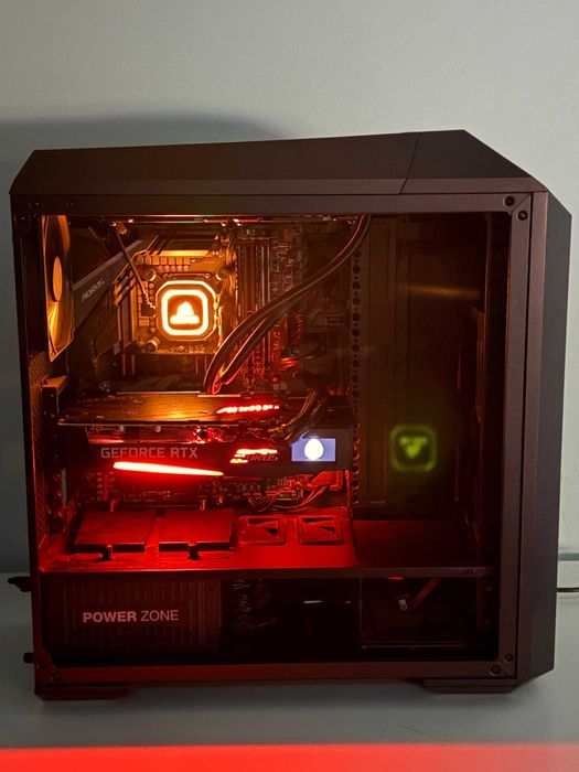 Геймърски Компютър i7 9700K + RTX 3070 AORUS | 32GB RAM | 1TB NVMe | AIO | Гаранция 6М