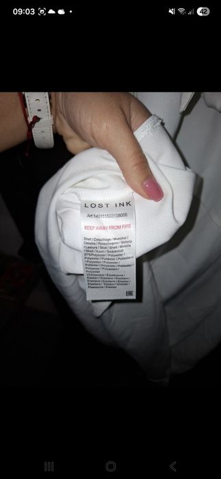 Rochita midi Lost Ink mar M
