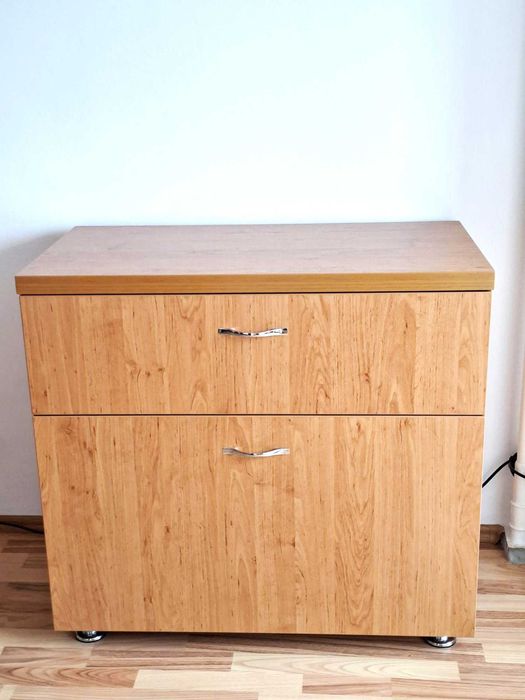 Dulap cu sertar și spațiu de depozitare cu ușă batantă