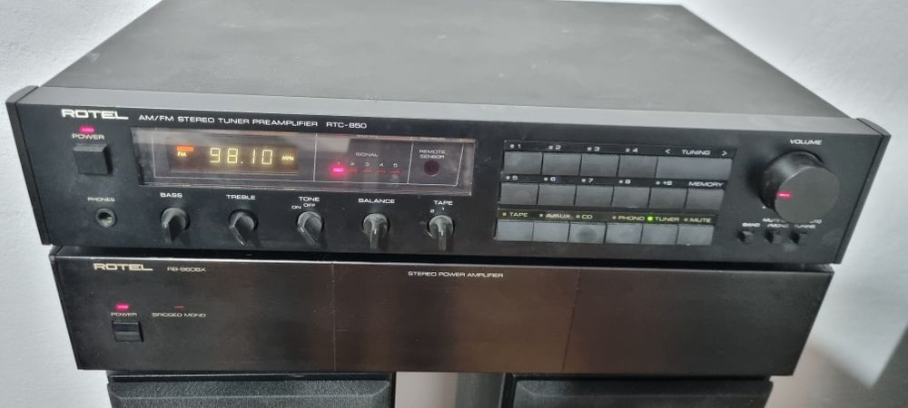 Amplificator Rotel RB 960BX si Tuner Preamplificator RTC 850