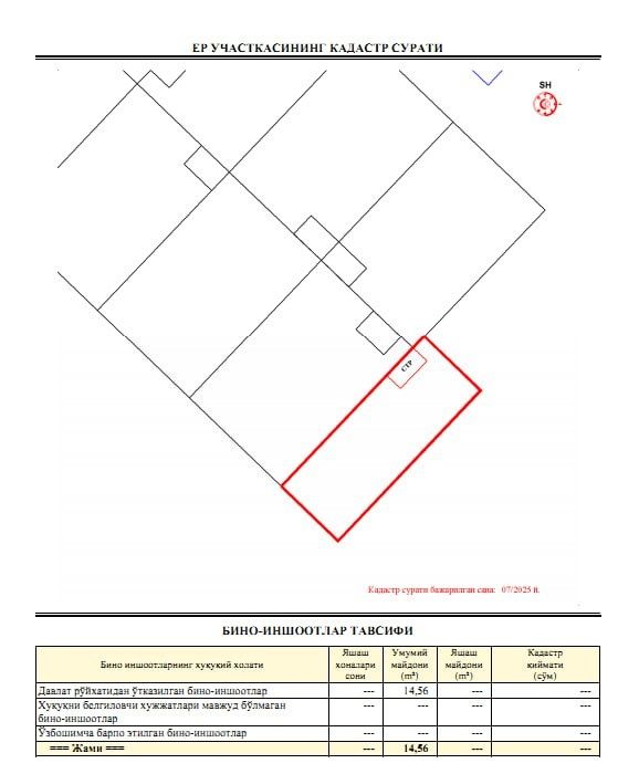 Ер участкаси сотилади