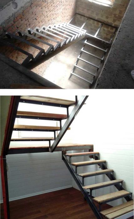 Монтаж лестниц