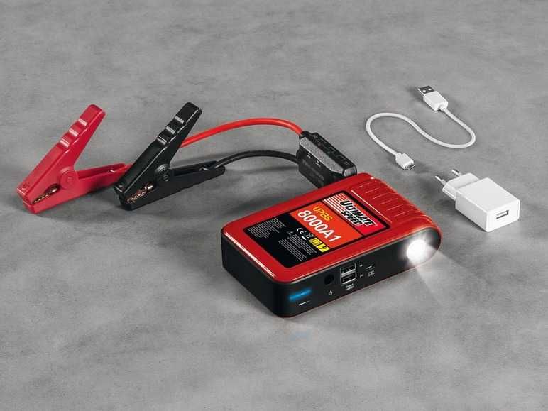 JUMP STARTER, robot de pornire auto 8000mA, NOU, SIGILAT, Germania