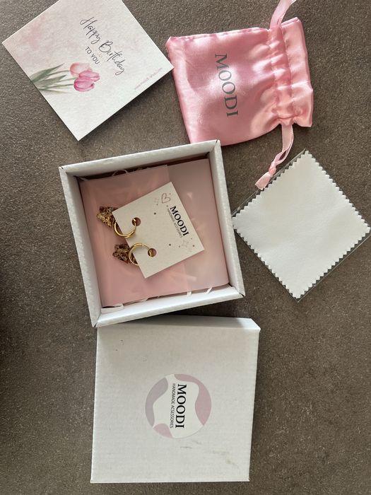 Обеци Moodi - пеперуди