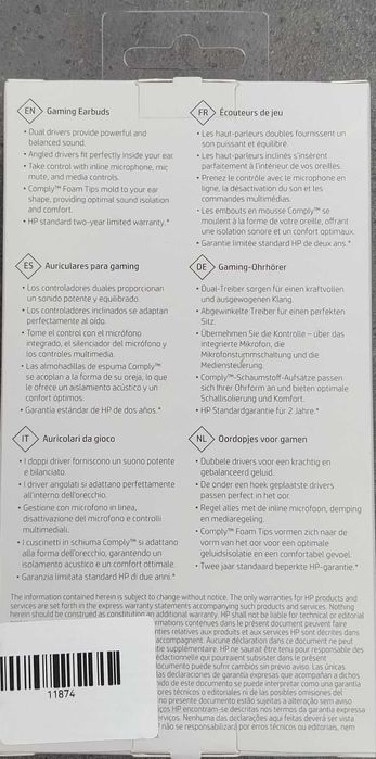 Casti In - Ear cu Fir HP Omen - Dryad [#11874#]