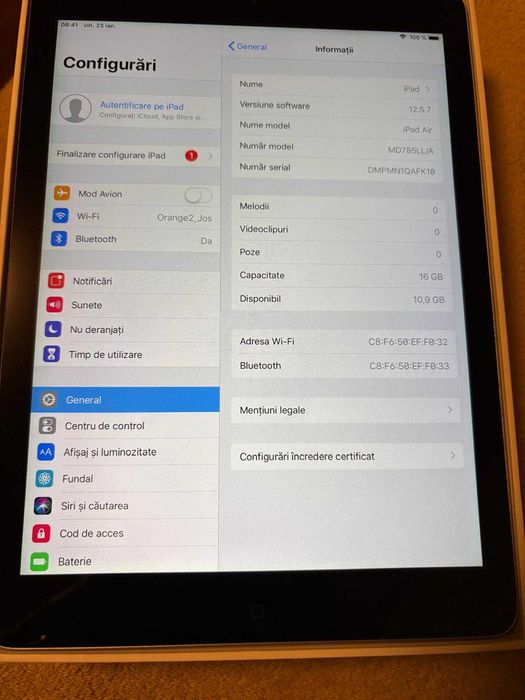 iPad Air 16 GB Space Grey