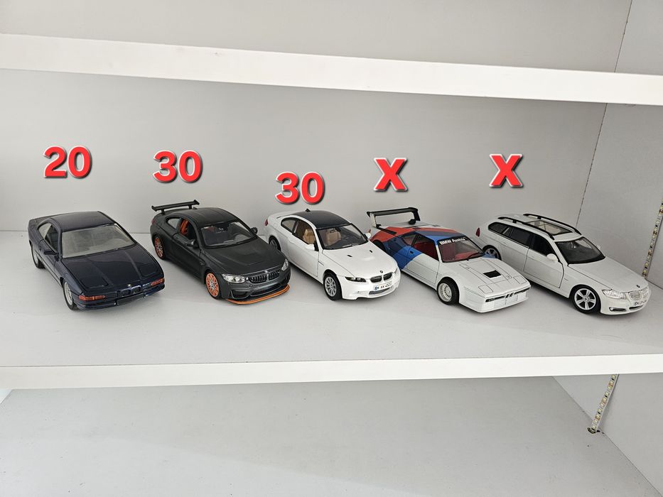 BMW 1/24 мащабни модели