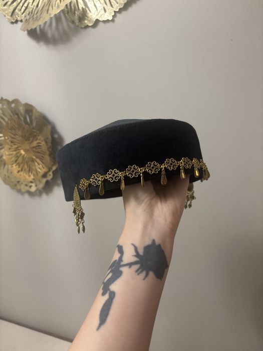 Беретка в этническом стиле