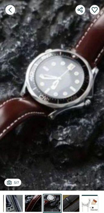 Curea piele cal, 22 mm, cusături manuala, eliberare rapida

- Curea di