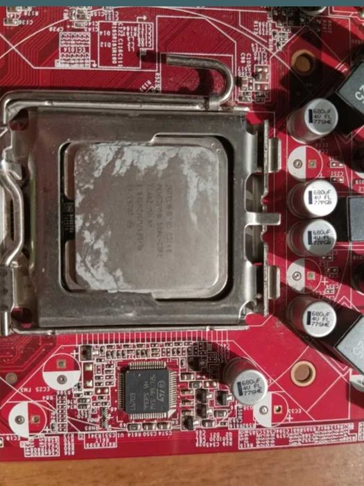 Продам мат.плату MSI, с процом 2х ядреным