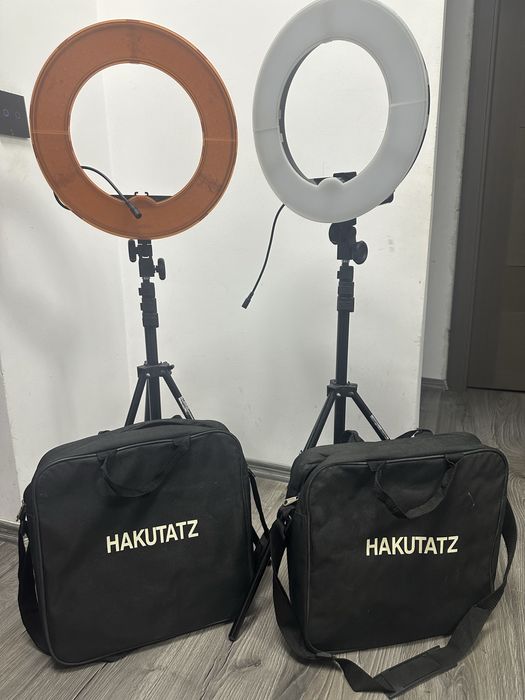 Set 2 Lămpi Ring Light Hakutatz RL-12" LED