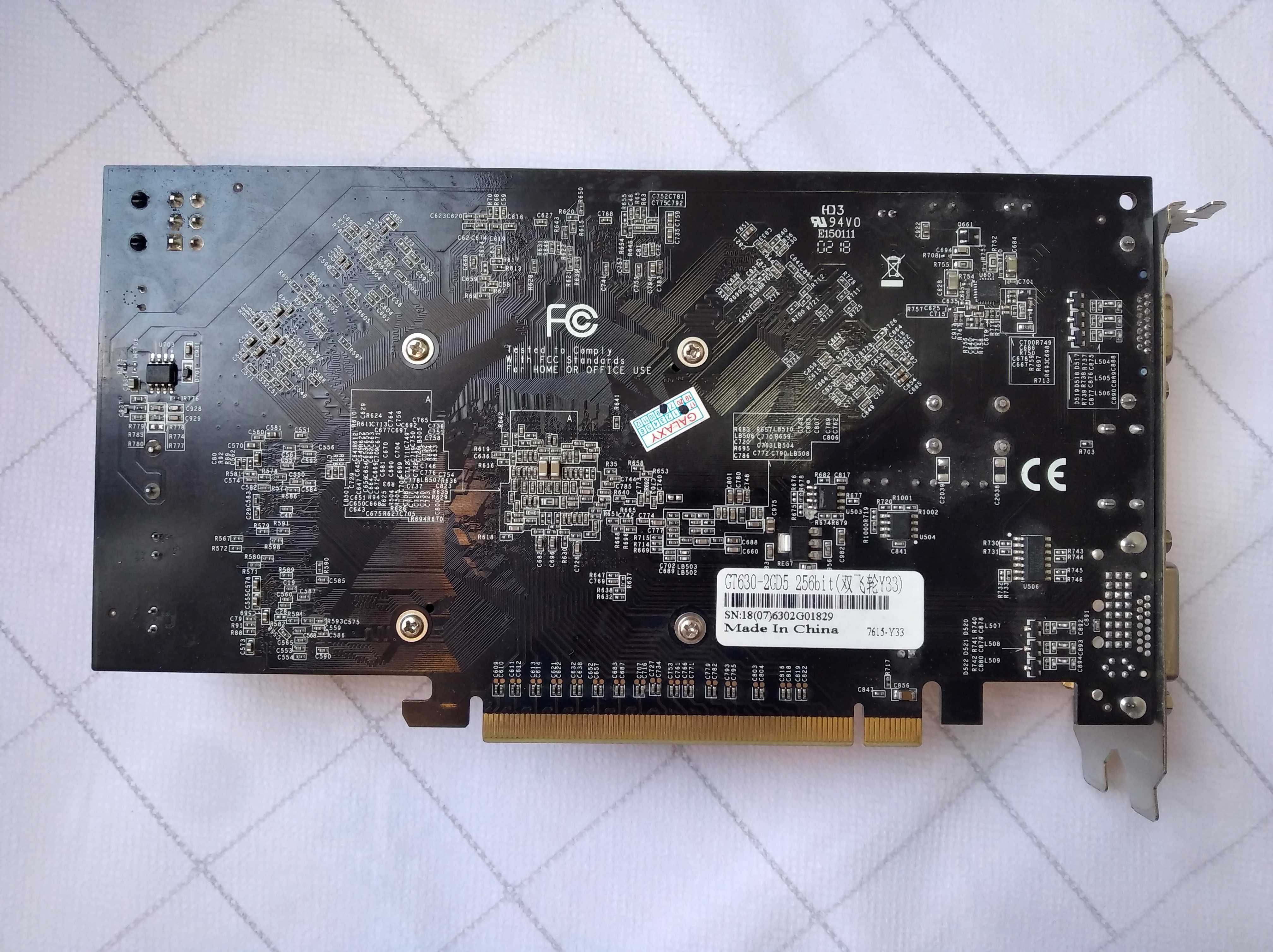 Видеокарта GeForce GT 630 2GB 256bit DDR3.: 300 000 сум - Комплектующие  Ташкент на Olx