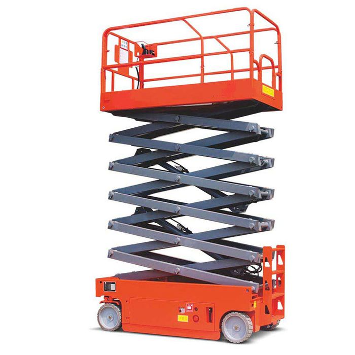 Аренда ножничнных подьемников (электрический строительный подьемник )