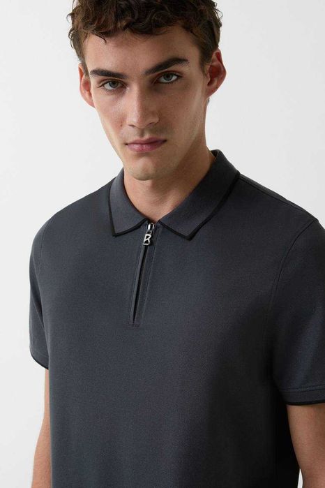 Bogner мужская рубашка поло на молнии РАЗМЕР S,M,L,XL,2XL