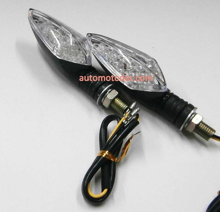 Диодни мигачи за мотор оранжева светлина