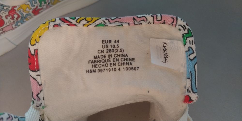 Pantofi sport inalti editie limitata Keith Haring