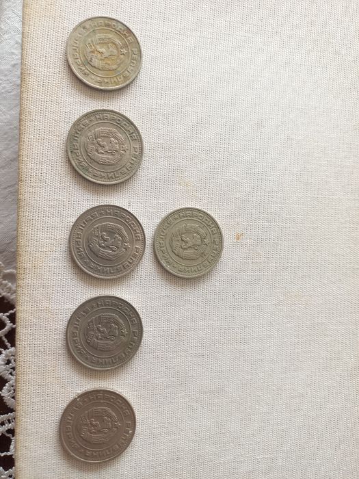 Монети 50ст 1990г, 1974г