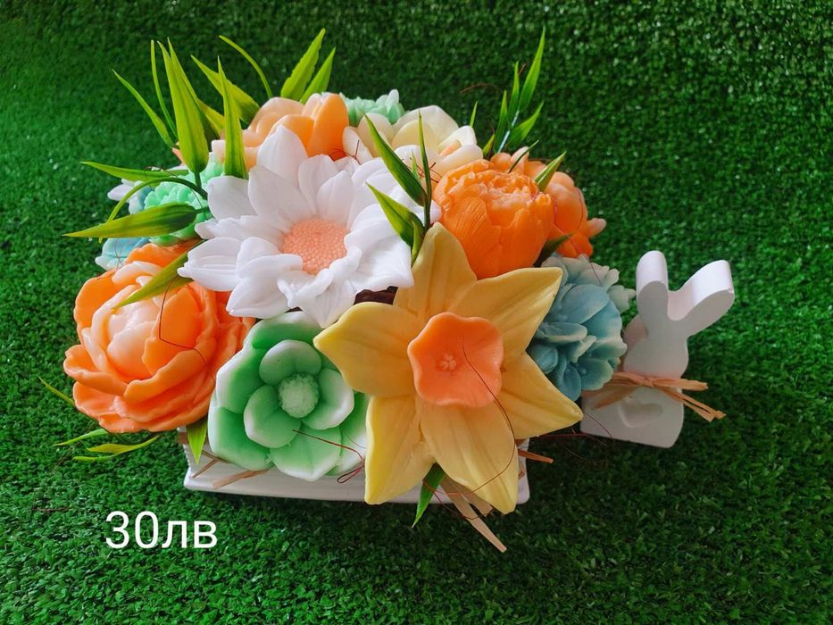 Ароматни сапунени цветя