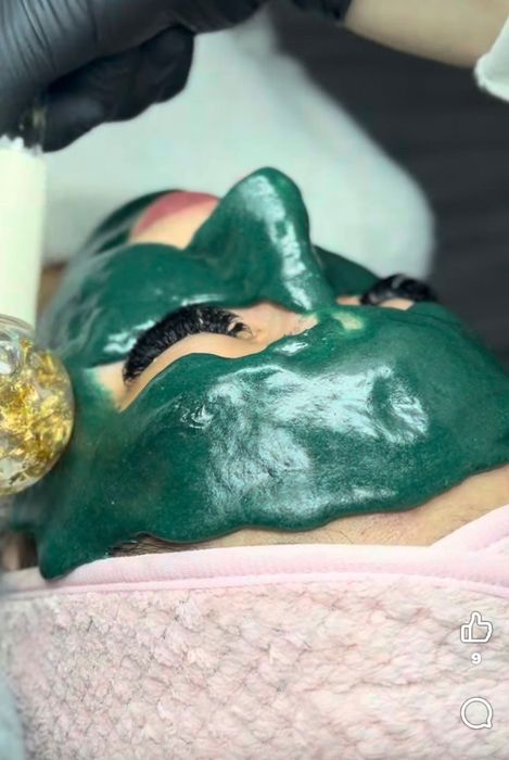 Masca de fațǎ peel off cu spirulina la 1kg