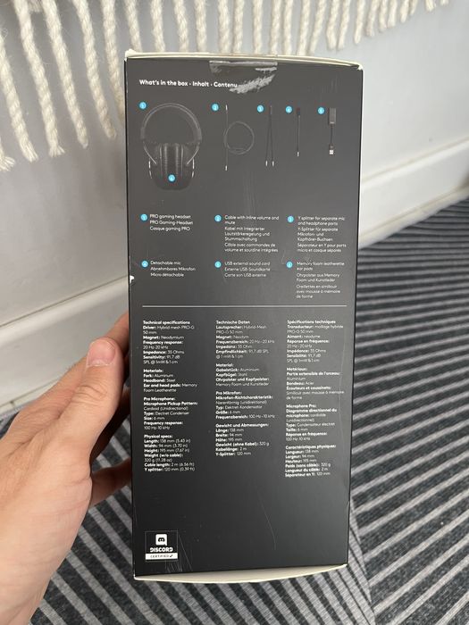 Logitech G pro накшника