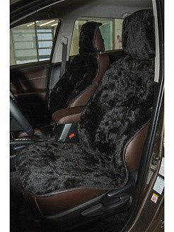 Подогрев сидений авто из искусственного меха (накидка со спинкой).