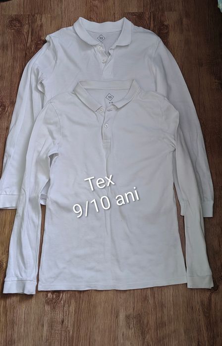 Cămăși/ bluze polo albe,bleu băiat
