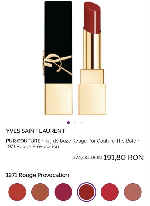 Ruj Yves Saint Laurent - Rouge Pur Couture The Bold