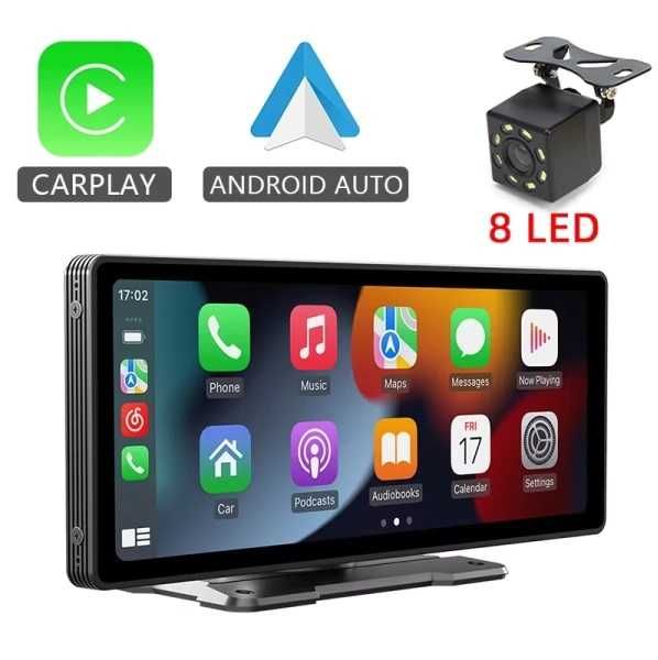 Мултимедия Android CarPlay, iOS Auto, MP5 Плеър H105V 10.26 инча, Безжичен смарт екран, Bluetooth