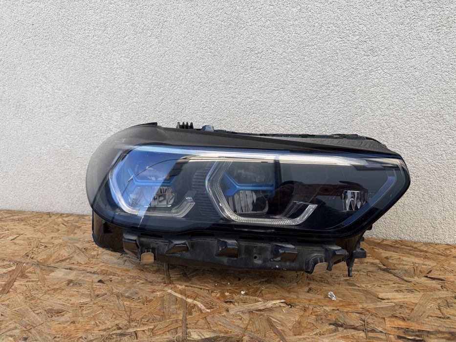 Far dreapta BMW X5 X6 G05 G06 Full LED LASER Shadow Line Black Origine