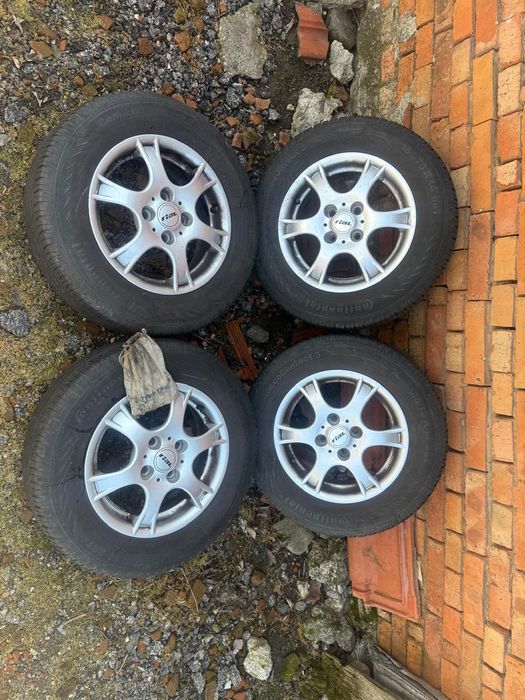 Ал.джанти RIAL 14” с Летни гуми Continental 185/70/R14 88T