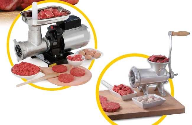 Masini electrice REBER ITALIA, de tocat carne nr 5 si nr 12